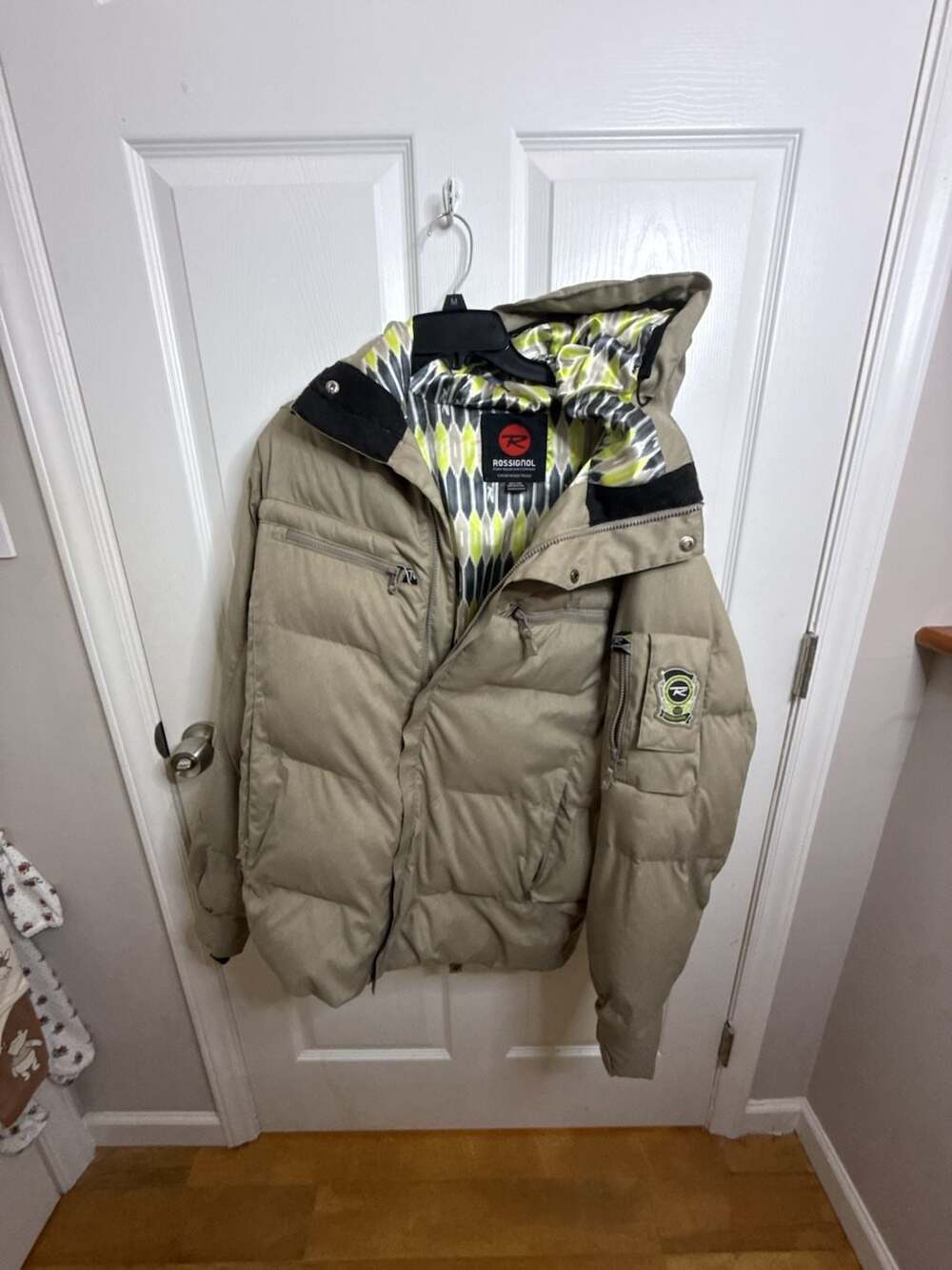 Rossignol Pure Mountain Company Expert 10000/10000 Beige Puffer Ski Jacket